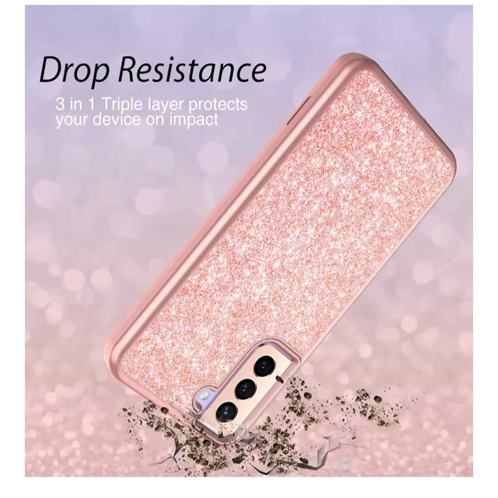 Pink Full Protective Case for Samsung Galaxy S21 6.2 inch